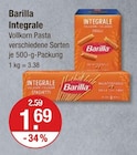 Integrale Vollkorn Pasta von Barilla im aktuellen V-Markt Prospekt für 1,69 €