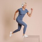 Legging de sport taille haute bleu foncé femme - La Halle Legging de sport taille haute bleu foncé femme à 25,99 € dans le catalogue La Halle