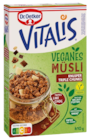 Vitalis Veganes Müsli im Angebot bei REWE in Köln Vitalis Veganes Müsli Angebote von Dr. Oetker bei REWE Köln für 2,49 €