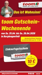 toom Baumarkt Prospekt "Respekt, wer's selber macht." für Holzheim, 22 Seiten, 18.04.2026 - 24.04.2026