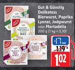 Delikatess Bierwurst Angebote von Gut & Günstig bei EDEKA Ulm für 1,02 €