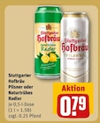 Pilsner Angebote von Stuttgarter Hofbräu bei REWE Ettlingen für 0,79 €