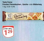 Frischer Flammkuchenteig im Angebot bei GLOBUS in Ludwigshafen Frischer Flammkuchenteig Angebote von Tante Fanny bei GLOBUS Ludwigshafen für 1,29 €