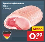 Spanferkel-Rollbraten im Angebot bei Netto Marken-Discount in Hof Spanferkel-Rollbraten Angebote bei Netto Marken-Discount Hof für 0,99 €