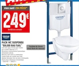 PACK WC SUSPENDU "SOLIDO BAU SAIL" à Brico Cash dans Mours PACK WC SUSPENDU "SOLIDO BAU SAIL" à Brico Cash dans Mours