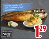 Geräucherte Makrele im EDEKA Prospekt Geräucherte Makrele von im aktuellen EDEKA Prospekt für 1,29 €