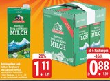 Aktuelle Milch Angebote bei E center in Jena Aktuelles Haltbare Berg und Alpen Milch Angebot bei E center in Jena ab 0,88 €