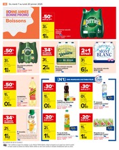 Perrier Angebote im Prospekt "NOUVELLE ANNÉE MEILLEURE PROMO" von Carrefour auf Seite 60