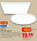 LED-Leuchtpanel Angebote von Livarno bei Lidl Bremerhaven für 19,99 €