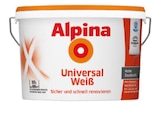 Universalweiß im Angebot bei ROLLER in Brandenburg Universalweiß Angebote von Alpina bei ROLLER Brandenburg für 26,49 €