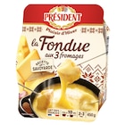 Promo La Fondue aux 3 fromages à 3,67 € dans le catalogue Carrefour Market à Moreuil