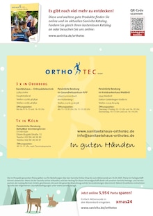 Bier im Sanitätshaus OrthoTec GmbH Prospekt "Schenken Sie Gesundheit!" mit 6 Seiten (Gummersbach)