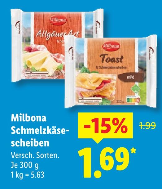 Schmelzkäsescheiben