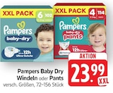 Baby Dry Windeln im Angebot bei E center in Leonberg Baby Dry Windeln Angebote von Pampers bei E center Leonberg für 23,99 €