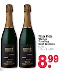 Riesling Sekt trocken Angebote von Fritz Walter bei E center Heidelberg für 8,99 €
