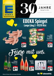 Aktueller EDEKA Prospekt (Würzburg) EDEKA Prospekt mit 2 Seiten (Würzburg)