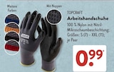 Arbeitshandschuhe im ALDI SÜD Prospekt Arbeitshandschuhe von TOPCRAFT im aktuellen ALDI SÜD Prospekt für 0,99 €