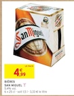 Bières - San Miguel - Intermarché à Villejuif Bières - San Miguel en promo chez Intermarché Villejuif à 4,99 €