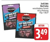 Beef Jerky im Angebot bei EDEKA in Plauen Beef Jerky Angebote von Jack Links bei EDEKA Plauen für 3,49 €