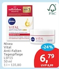 Vital Anti-Falten Tagespflege im Angebot bei budni in Hamburg Vital Anti-Falten Tagespflege Angebote von Nivea bei budni Hamburg für 6,79 €