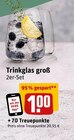 Trinkglas groß für 1,00 € bei REWE im Angebot Trinkglas groß im aktuellen REWE Prospekt