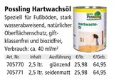 Possling Hartwachsöl für 64,95 € bei Holz Possling im Angebot Possling Hartwachsöl im aktuellen Holz Possling Prospekt