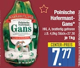Polnische Hafermast-Gans von KrakauerLand im aktuellen EDEKA Prospekt für 7,77 €