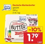 Aktuelle Butter Angebote bei Netto Marken-Discount in Mülheim (Ruhr) Aktuelles Deutsche Markenbutter Angebot bei Netto Marken-Discount in Mülheim (Ruhr) ab 1,79 €