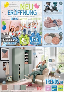 Trends Prospekt Wir feiern Neueröffnung nach Totalumbau mit 8 Seiten