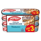 Filets de maquereaux grillés "Lot de 3" - SAUPIQUET à 6,75 € dans le catalogue Carrefour