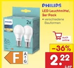 LED Leuchtmittel im Netto Marken-Discount Prospekt LED Leuchtmittel von Philips im aktuellen Netto Marken-Discount Prospekt für 2,22 €