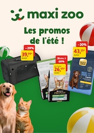 Catalogue Maxi Zoo à Saint-Hilaire-des-Loges, avec 1 page Prospectus Maxi Zoo à Saint-Hilaire-des-Loges: "Les promos de l'été !", 1} page, 29/07/2026 - 05/08/2026
