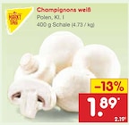 Champignons weiß im Angebot bei Netto Marken-Discount in Frankfurt Champignons weiß Angebote von MARKT TAG bei Netto Marken-Discount Frankfurt für 1,69 €
