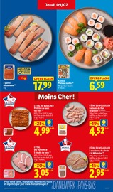 Promos Sushi dans le catalogue "Au coeur de nos régions !" de Lidl Sushi en promo dans le catalogue Lidl à la page 7