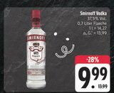 Vodka Angebote von Smirnoff bei E center Hof für 9,99 €