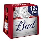 Bière blonde - BUD en promo chez Carrefour Bron à 8,99 €