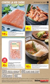 Promos Saumon dans le catalogue "-50% DE REMISE IMMÉDIATE SUR LE 2ÈME" de Intermarché Super Saumon en promo dans le catalogue Intermarché Super à la page 9