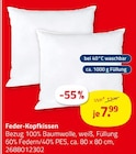 Feder-Kopfkissen von  im aktuellen ROLLER Prospekt für 7,99 €