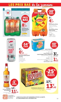 Promotion Bière dans le prospectus Super U, valable du 23/06/2026 au 05/07/2026 Promo Bière dans le catalogue Super U du moment à la page 19