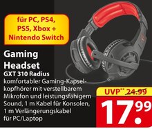 Trust Gaming Gaming Headset GXT 310 Radius