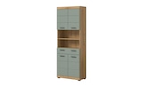Hochschrank SCHLOONSEE Breite 74cm 4 Türen 1 Schubkasten 2 offene Fächer MDF-Front in verschiedenen Farben erhältlich Badmöbel Badschrank Schrank Bad Schloonsee im aktuellen Höffner Prospekt für 299,00 €
