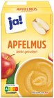 Apfelmus im Angebot bei REWE in Freiburg Apfelmus Angebote von ja! bei REWE Freiburg für 0,99 €
