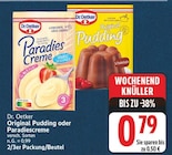 Original Pudding von Dr. Oetker für 0,79 € bei E center im Angebot Original Pudding von Dr. Oetker im aktuellen E center Prospekt
