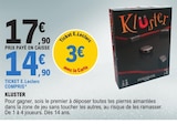 Kluster dans le catalogue E.Leclerc