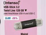 Aktuelles USB-Stick 3.2 Twist Line 128 GB Angebot bei V-Markt in Augsburg ab 10,00 €