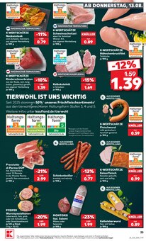 Fleisch im Kaufland Prospekt "Hier bin ich richtig" mit 54 Seiten (Halle (Saale))