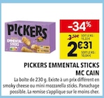 Promo Pickers Emmental Sticks à 2,31 € dans le catalogue Supeco à Embrun