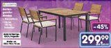 Gartengarnitur Rhodos Angebote von Juskys bei Netto Marken-Discount Fulda für 299,99 €