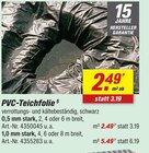 PVC-Teichfolie Angebote bei toom Baumarkt Marl für 2,49 €