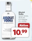 Vodka im Angebot bei combi in Oldenburg Vodka Angebote von Absolut bei combi Oldenburg für 10,99 €